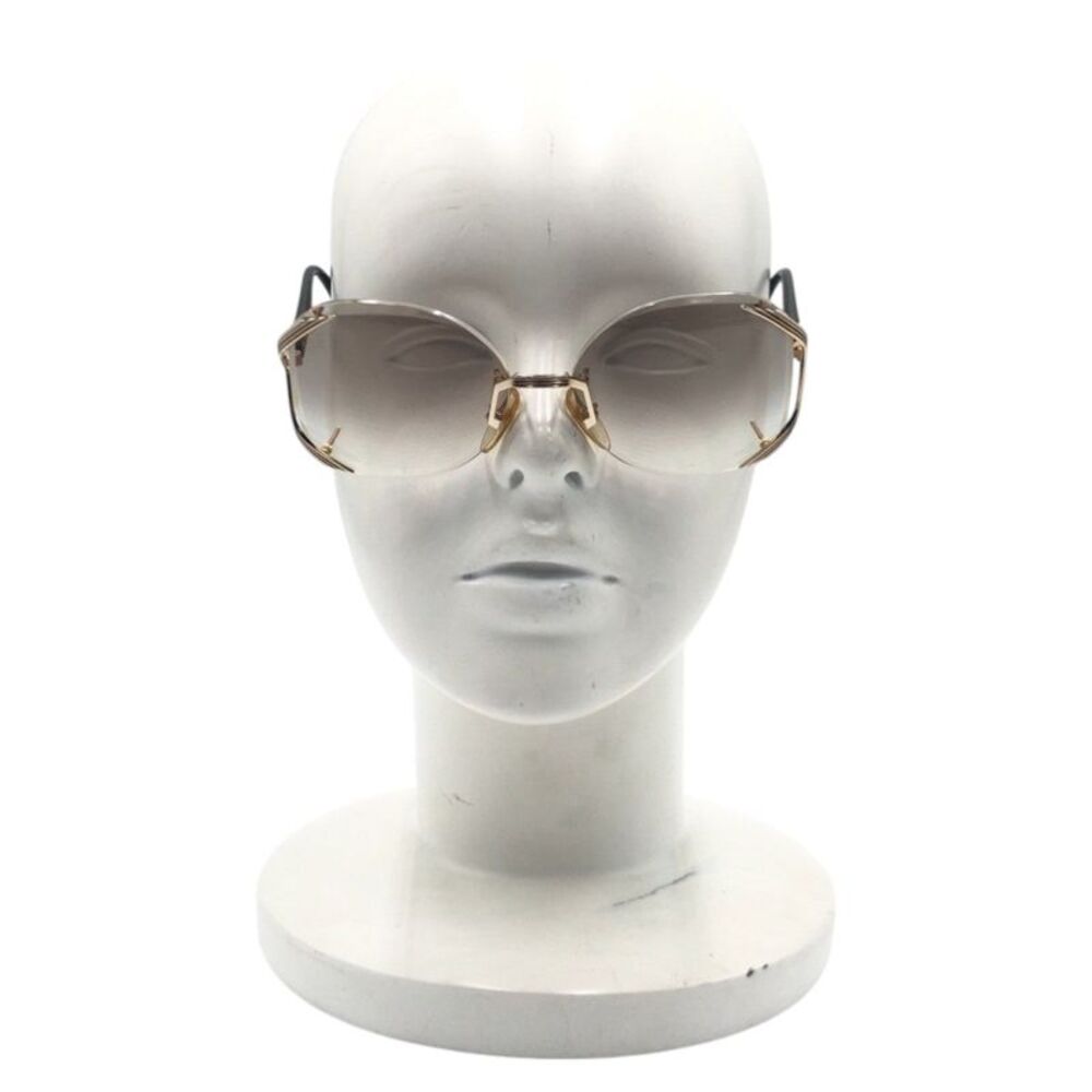 Dior Vintage Gold Metal CD Logo Sunglasses - Picture 3 of 6